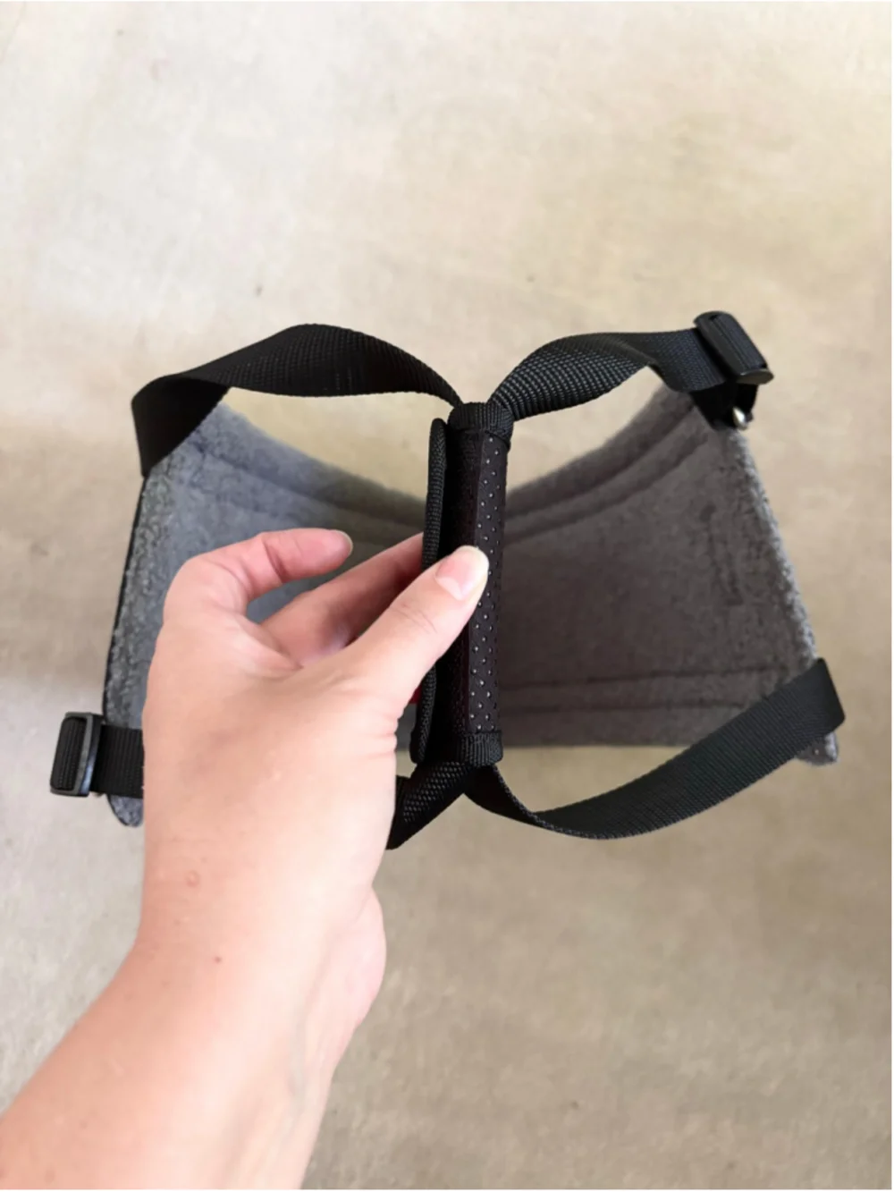 Mighty Paw Dog Support Harness Sling Size Large Black and Grey